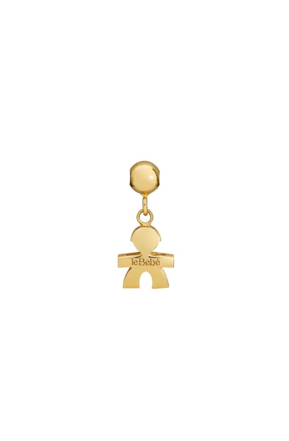 I Tesorini Pop charm with Boy silhouette in yellow gold