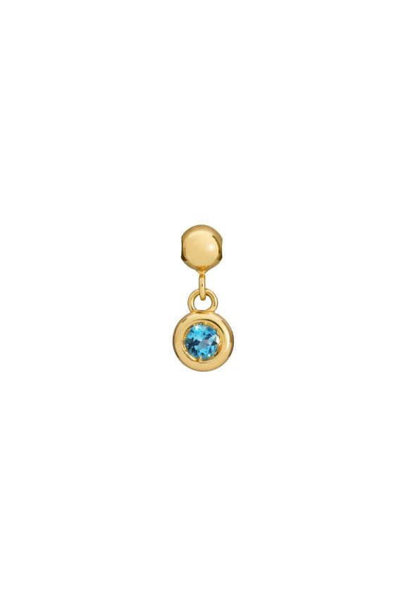 I Tesorini Pop charm with tourmaline in yellow gold